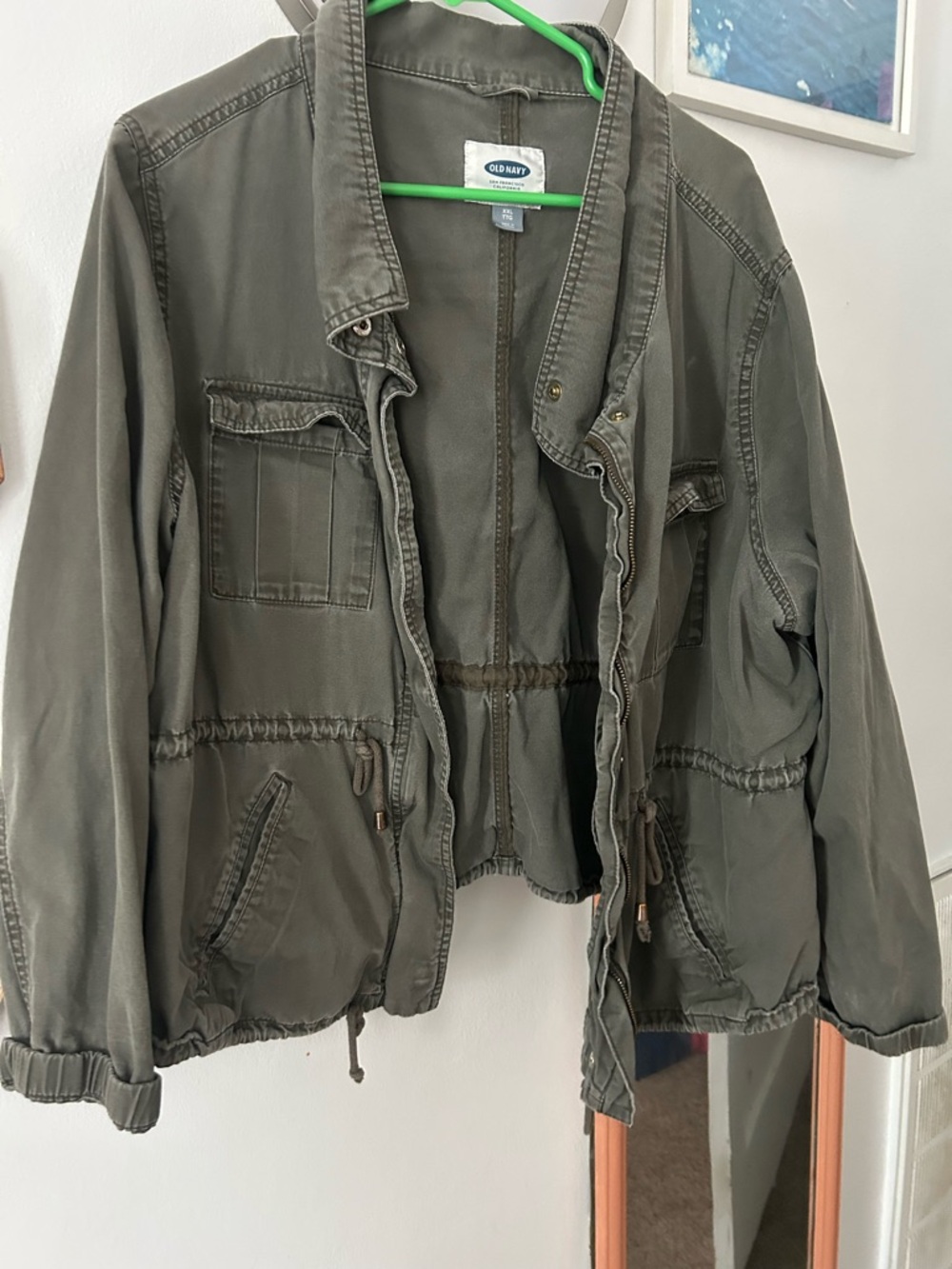 Old Navy Olive Green Utility Jacket
